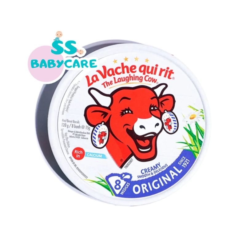 

The Laughing Cow Original Cheese 8 Portions 120gr - Keju MPASI The Laughing Cow