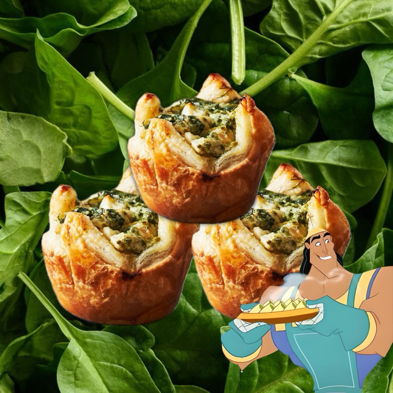 

Kronk’s Spinach Puffs