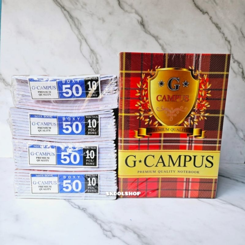 

Buku Tulis G Campus uk boxy maxy panjang isi 50 lembar 10 buku