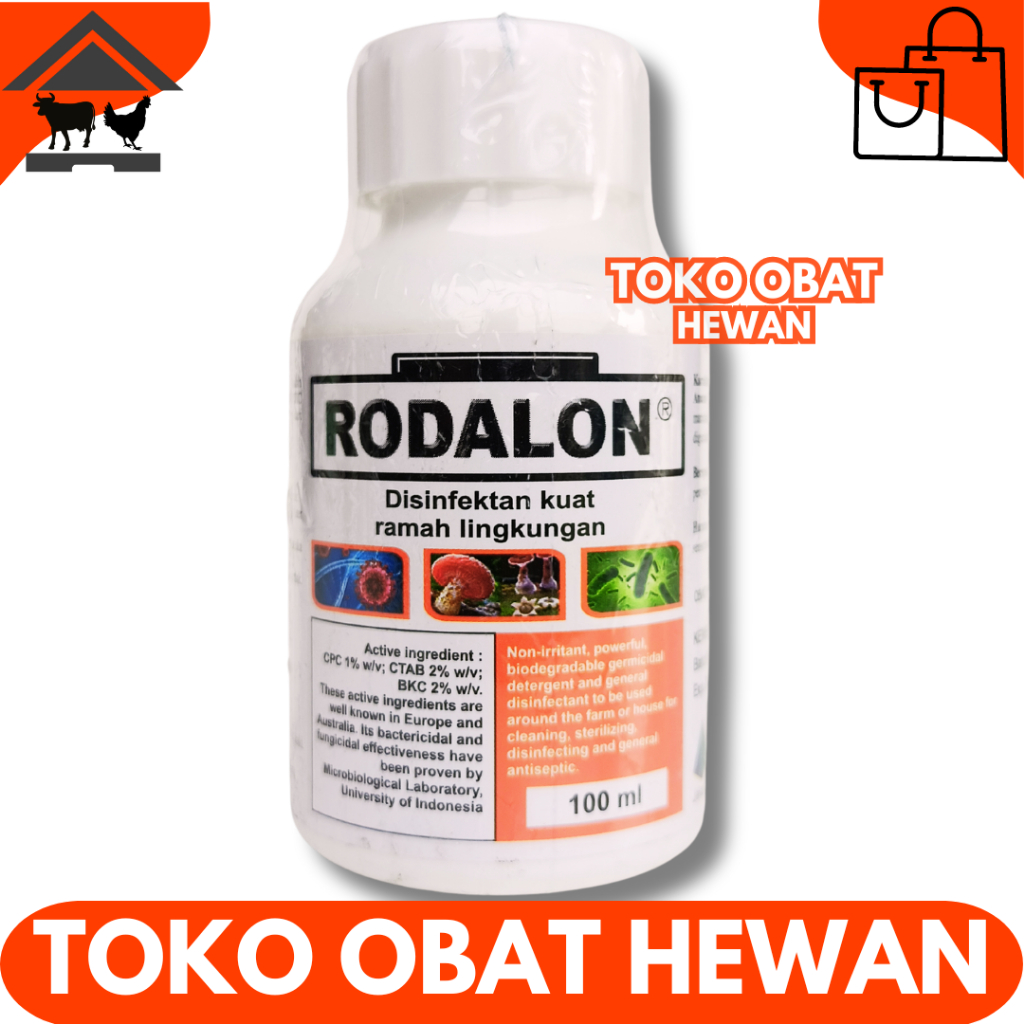RODALON 100ml - CETADEST BKC 100ml - Disenfektan Pembasmi Virus Kuman Kuman Bakteri