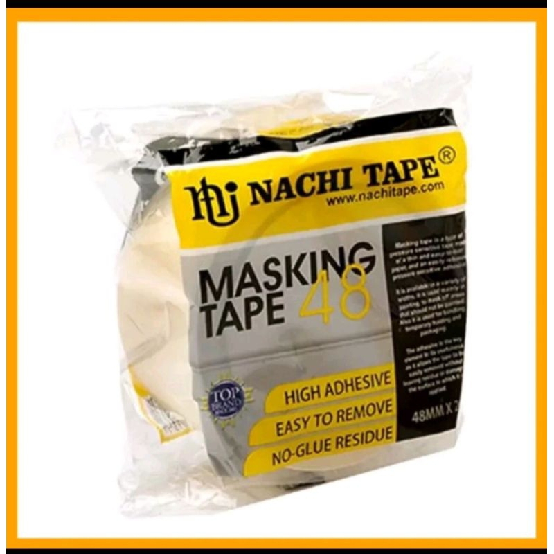 

Masking Tape Nachi 48mm 2inch 20yard Lakban Kertas