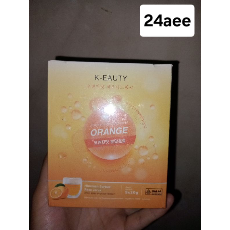 

K-EAUTY FLAVORED POWDER DRINK OF ORANGE MINUMAN SERBUK RASA JERUK