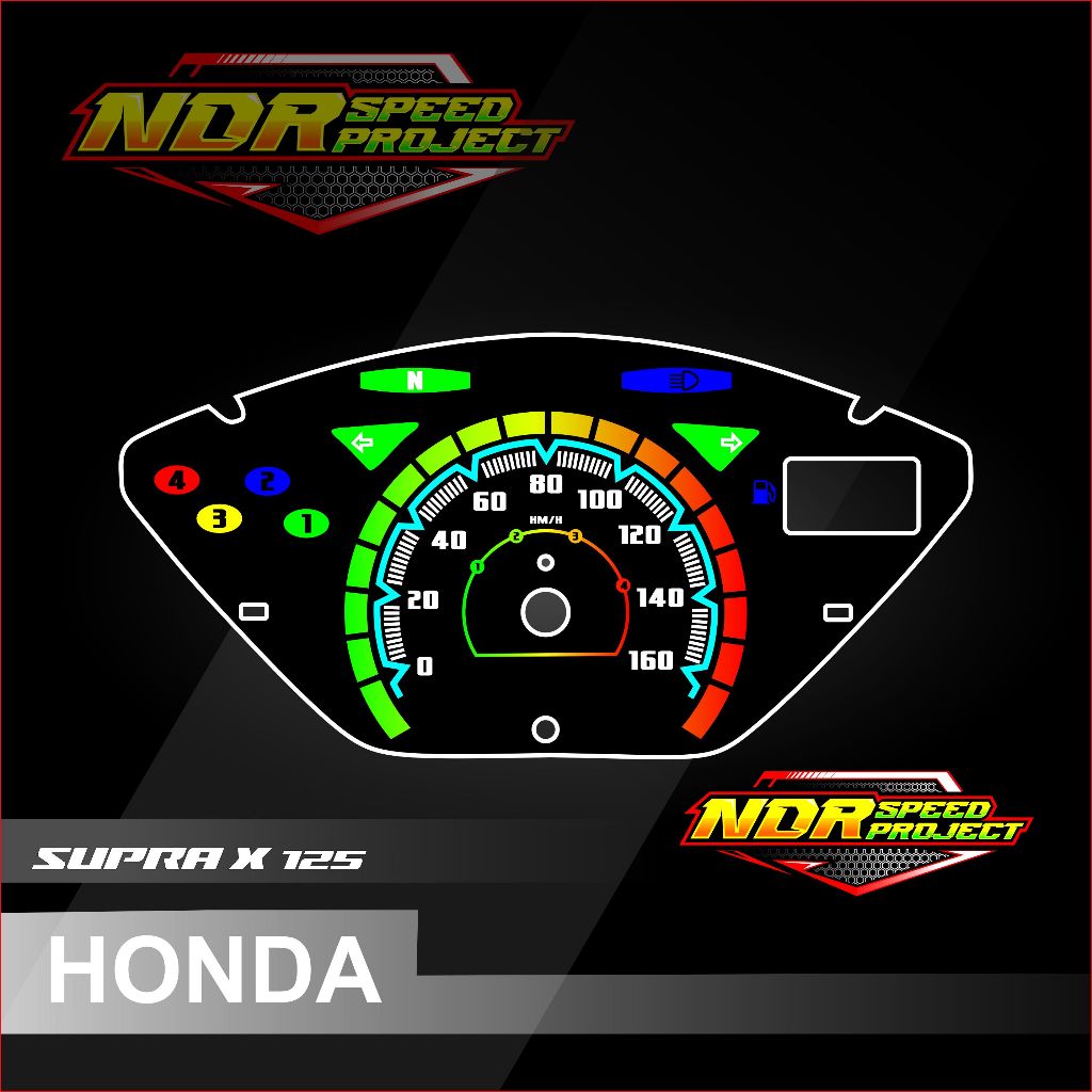 papan panel speedometer custom supra x 125 old