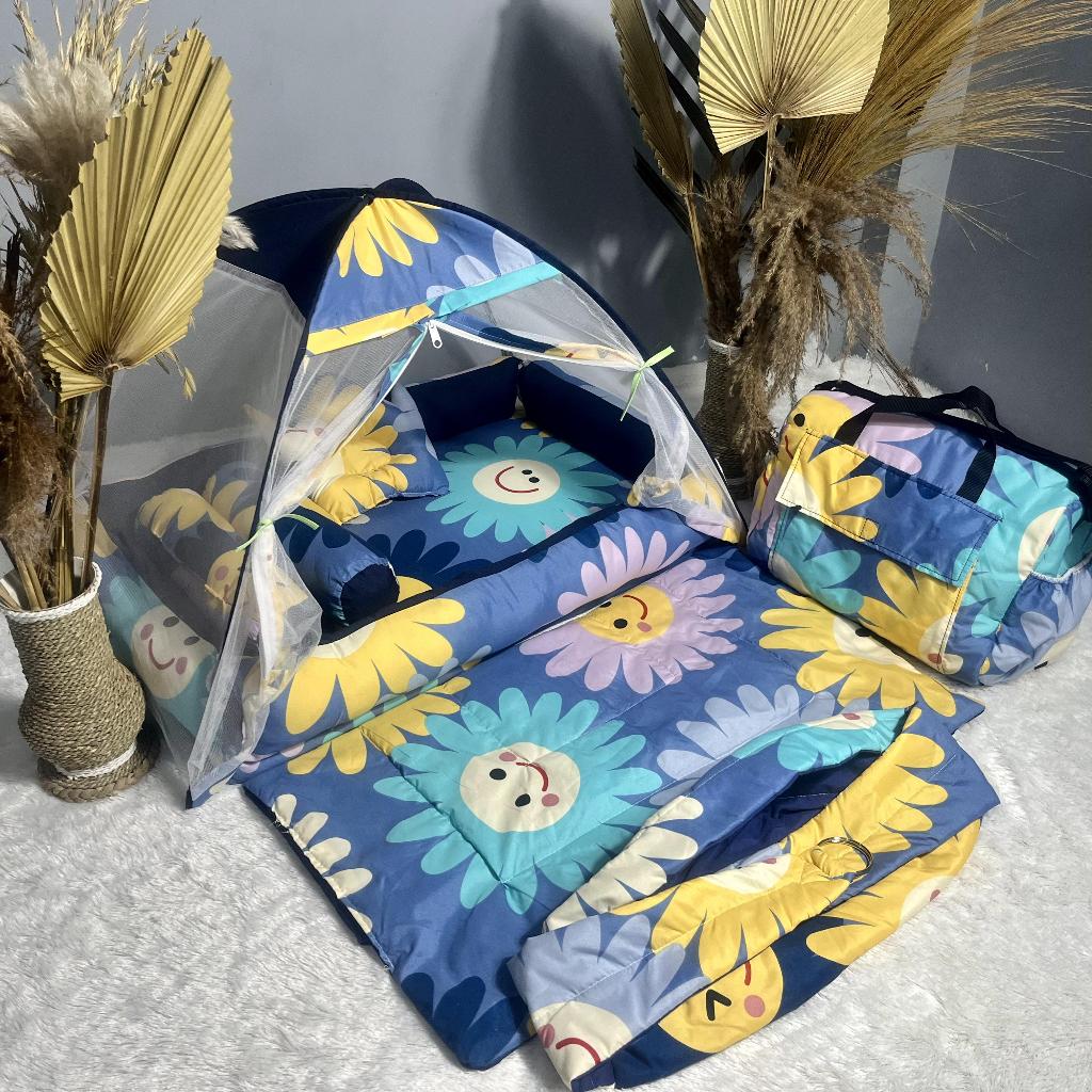Kasur Bayi Kelambu FREE BEDCOVER + Tas & Gendongan Set kasur bayi kelambu Kasur Bayi Kado bayi Tas