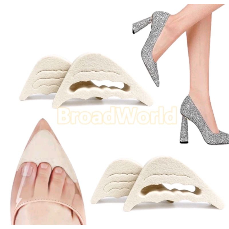1 Pasang Ganjalan Sepatu/ Spon Busa Sepatu Kebesaran, Pengaman ujung Sepatu