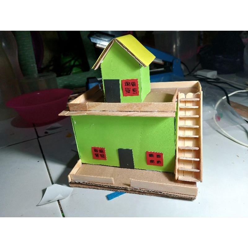 

COD rumah kardus lantai 2 kalimantan