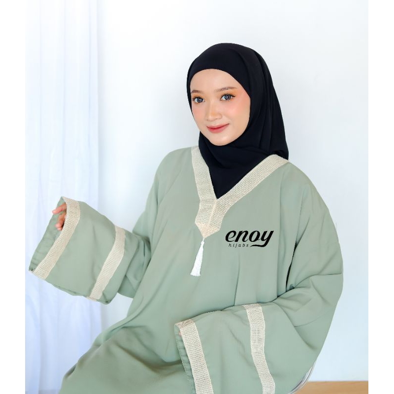 Abaya Sholat Madina Mukena Traveling Wolfis