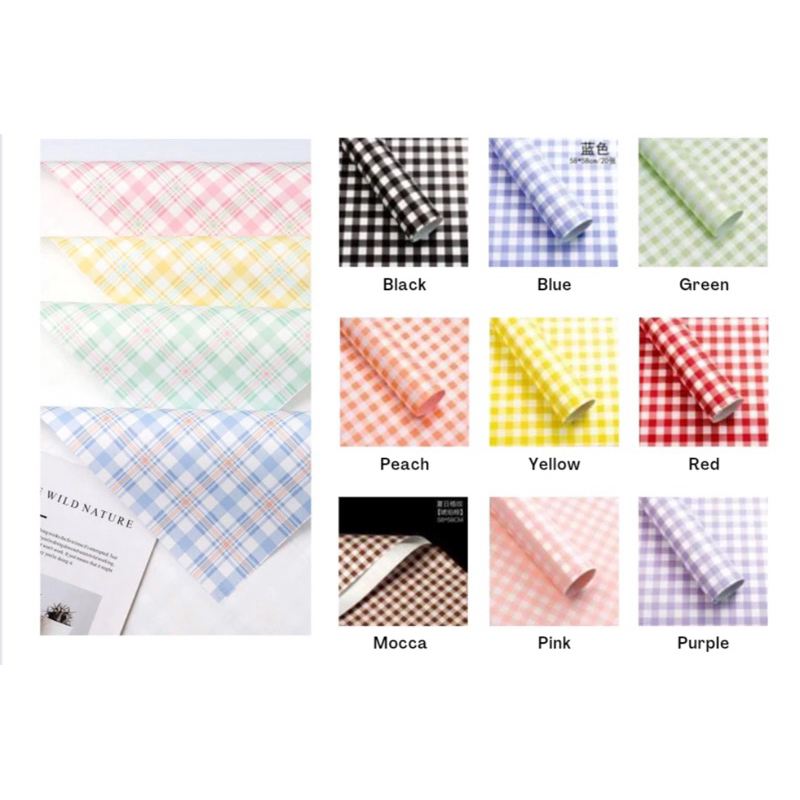 KERTAS BUKET PONTIANAK CELLOPHANE MOTIF KOTAK KERTAS WRAPPING BUKET