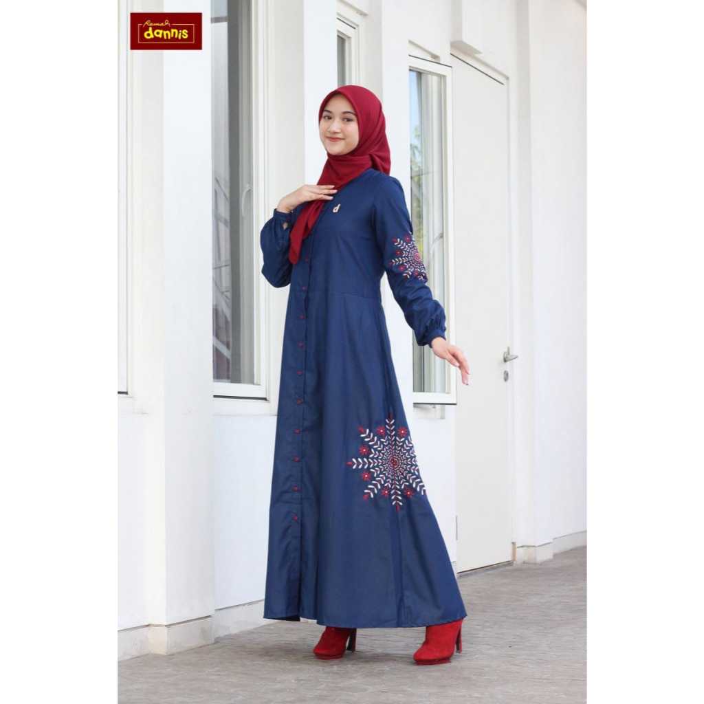 A 240107 ABAYA NAVY BY DANNIS