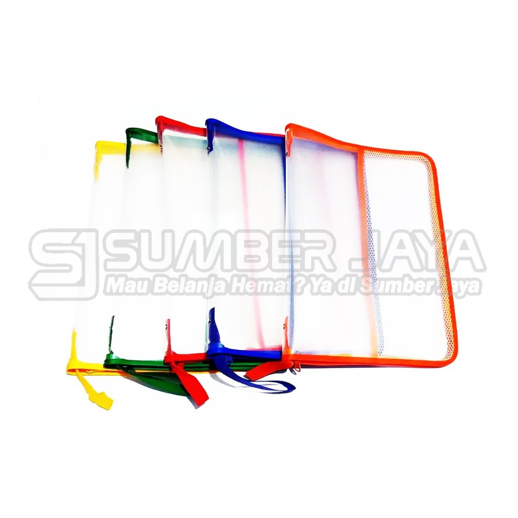 

Map Sekolah/Kerja Map Jaring Plastik Resleting Data Plus Zipper Bag Map Tas Tenteng Resleting