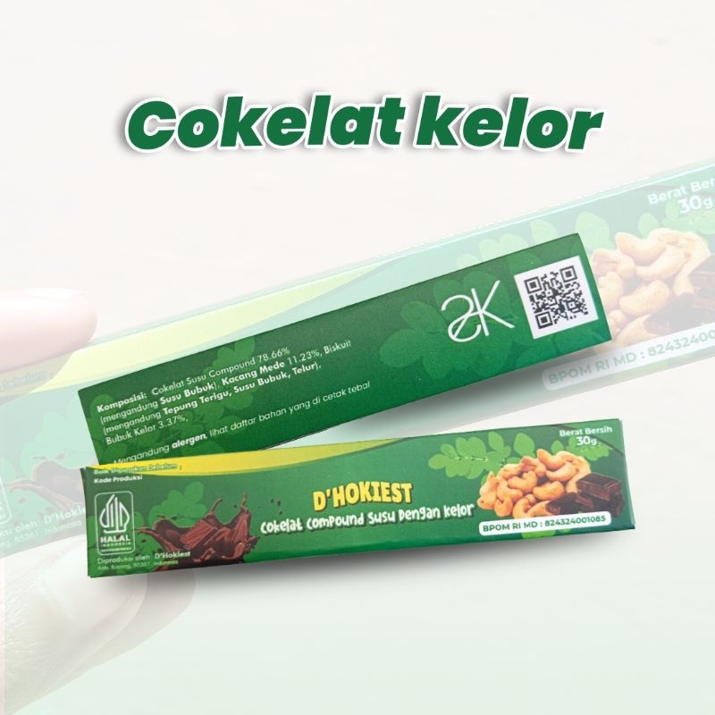 

Cokelat Kelor Dhokiest Premium Khas Kupang NTT 30 gram