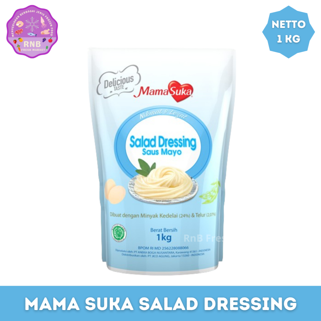 

Mama Suka Salad Dressing Saus Mayo Netto 1 Kg