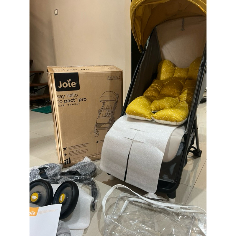 stroller joie new + alas stroller new  nego