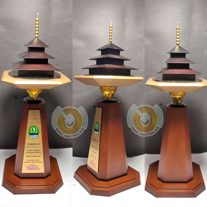 Piala Kayu Gedung Sate / Trophy