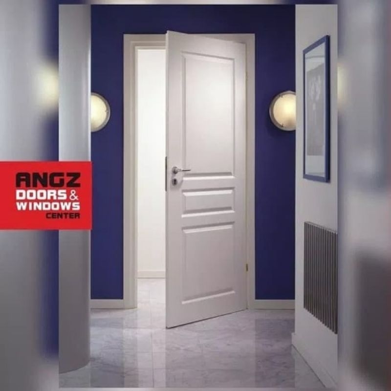 Pintu Rumah||Pintu Utama||Pintu Kamar||ANGZDOOR MOULDED PANEL SILENT HDF SKIN DOOR||Pintu Angzdoor H