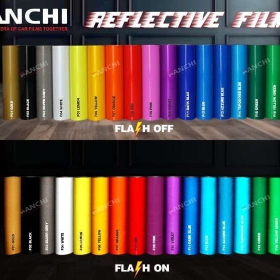 Stiker Skotlet Refelektif Nyala Fanchi  Mobil/Motor Reflective Terang Mantul Cahaya termurah