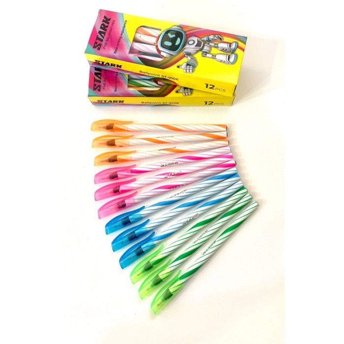

Pulpen Ulir Stark ST-9106 Isi 12 pcs