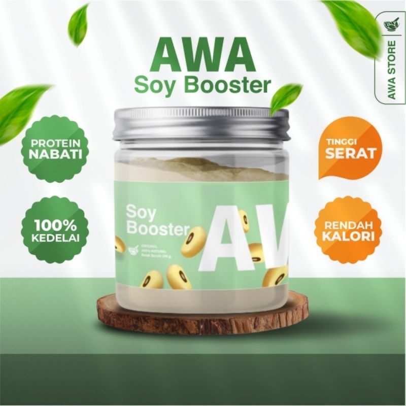 

Paket 3 pcs SOY BOOSTER AWA , SOY PROTEIN , SUSU KEDELAI MURNI