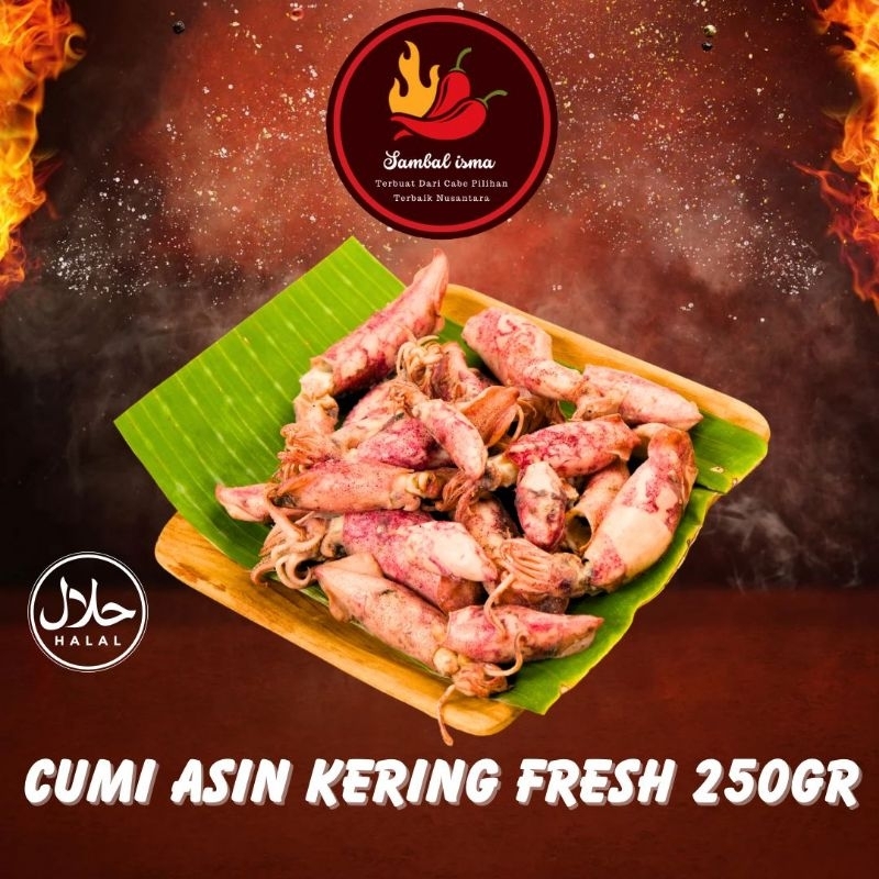 

CUMI ASIN KERING FRESH MURAH 150 gr SAMBAL ISMA