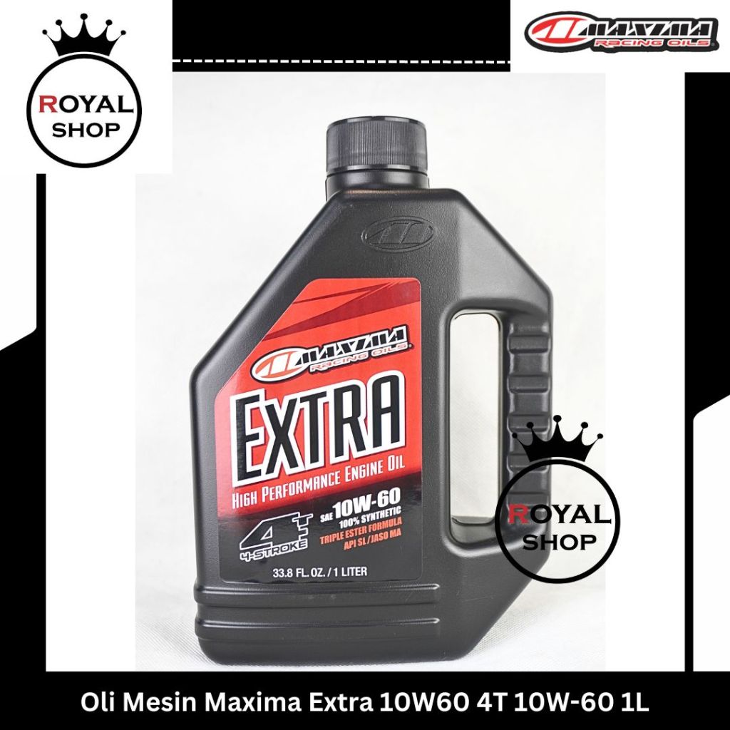 Oli Mesin Maxima Extra 10W60 4T 10W-60 1L