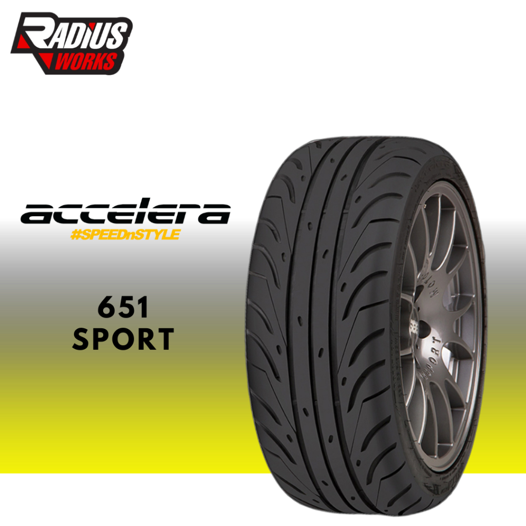 ban semi slick 195 55 R15 accelera 651 sport