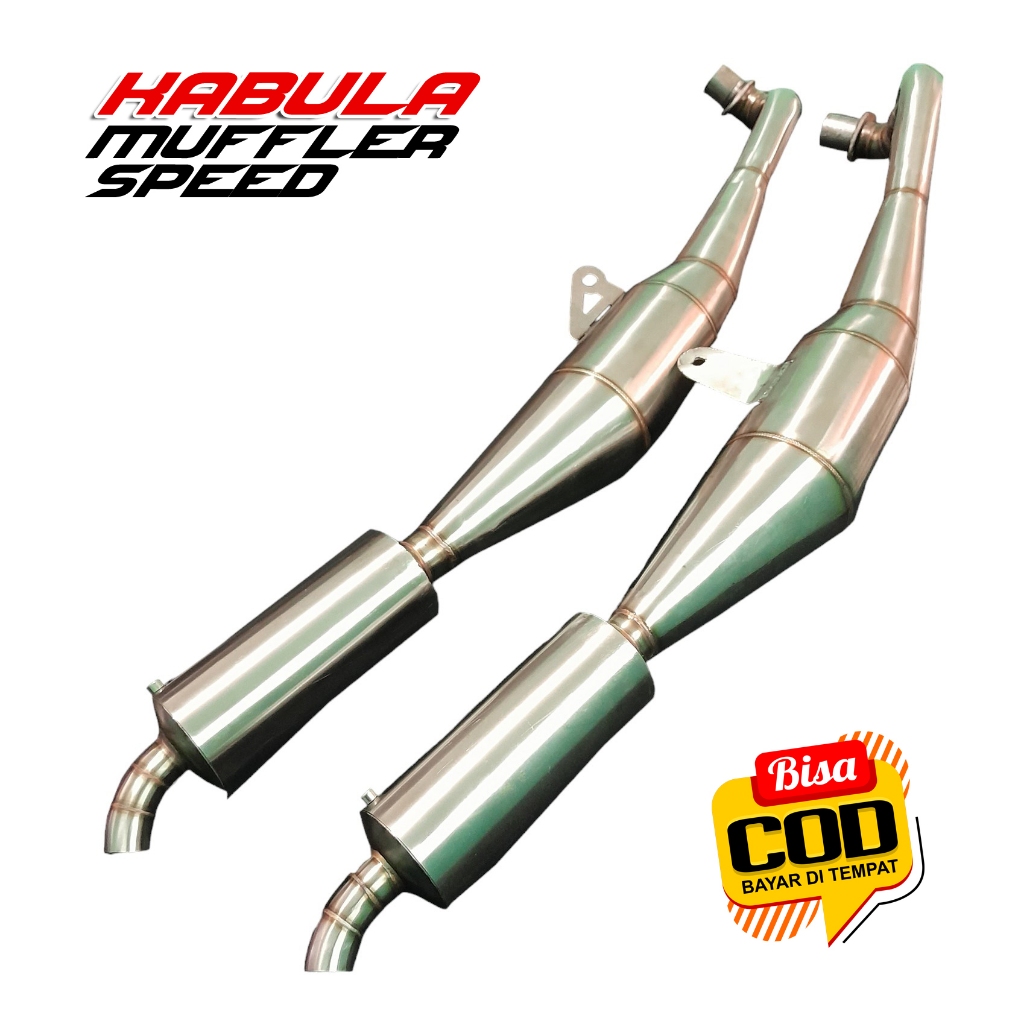 Knalpot fizr F1ZR fiz r standar racing stainlessteel suara garing kemrincing polos prepet