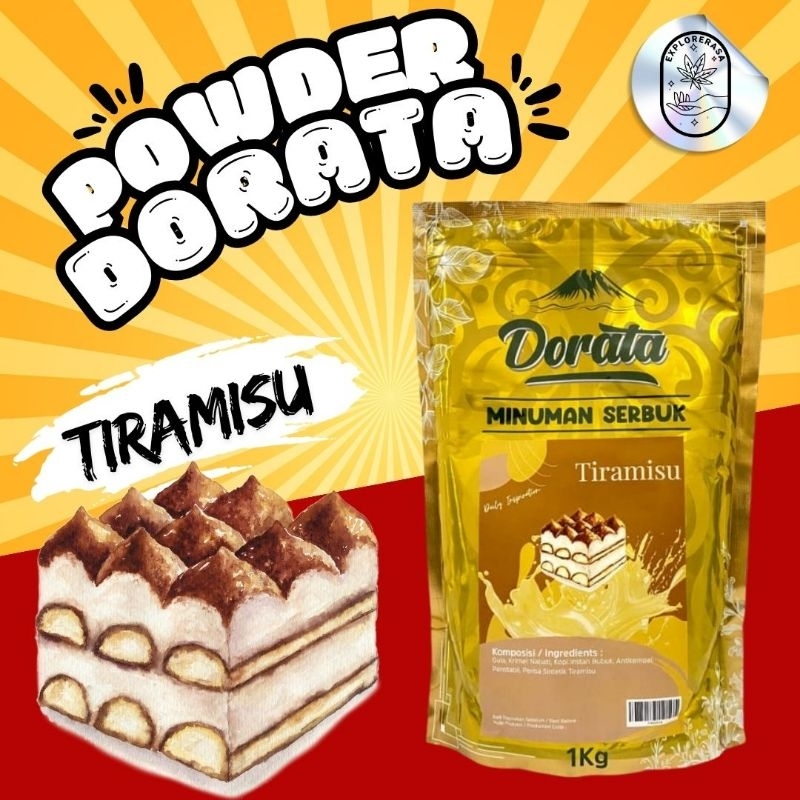 

Dorata powder varian rasa tiramisu isi 1kg