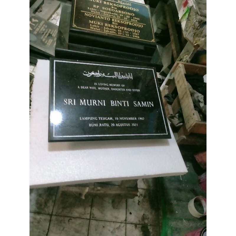 Batu Nisan Marmer 30x40