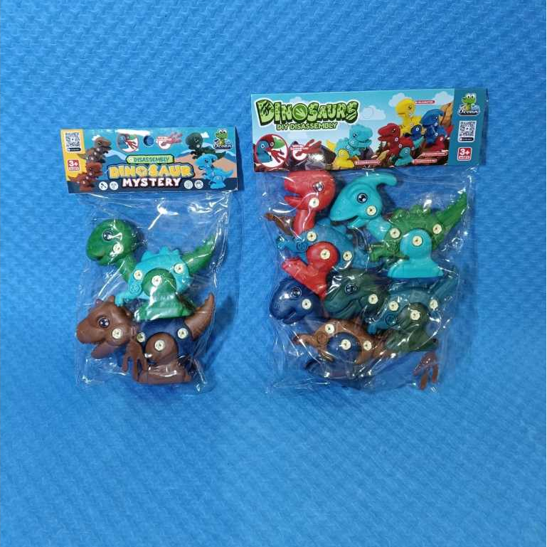 Mainan Anak DIY Dinosaurus Bongkar Pasang - Mainan Mystery Dinosaurus Bongkar Pasang