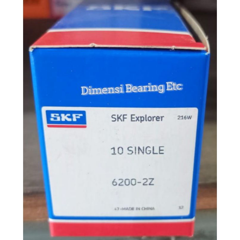 BALL BEARING 6200 ZZ SKF / 6200 2Z SKF