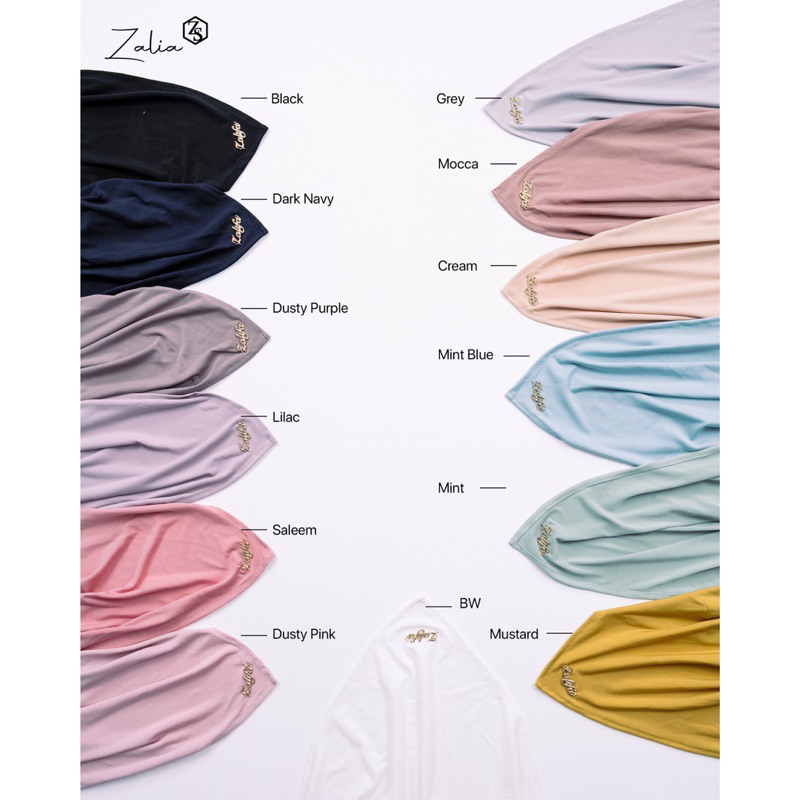 Zalia scarft/jilbab bergo/hijab instan/jilbqb jersey/zalifa scarft