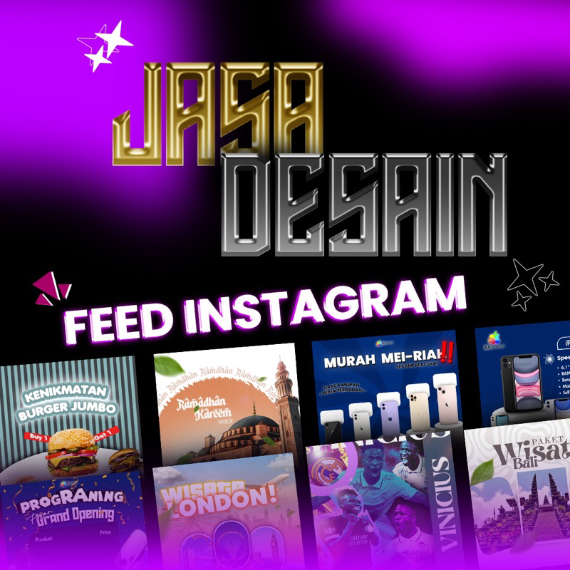 Jasa desain feed instagram