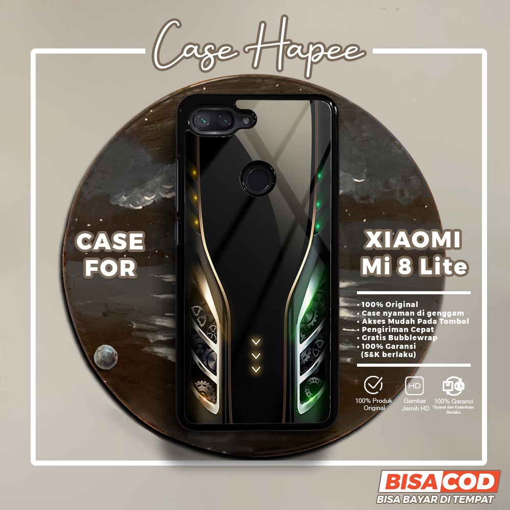 Case Xiaomi Mi 8 Lite Casing Xiaomi Mi 8 Lite [GLXY] Casehapee Case Glossy Case Aesthetic Custom Cas