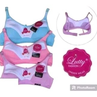 anekaunderwear 1pc dan 3pc sport bra abg bh wanita remaja busa tipis sz 32-34-36-38