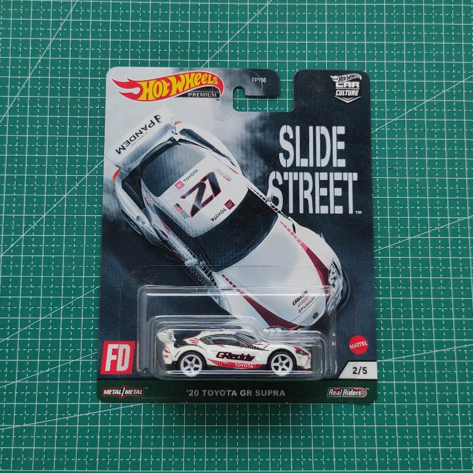 Hotwheels 20 Toyota GR Supra Slide Street Premium