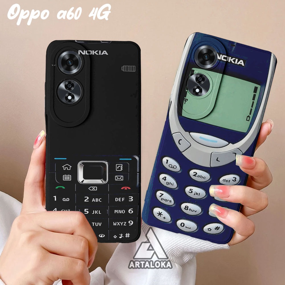 Case OPPO A60 4G Terbaru 2024 Softcase Pro Camera Motif HP JADUL- Pelindung hp