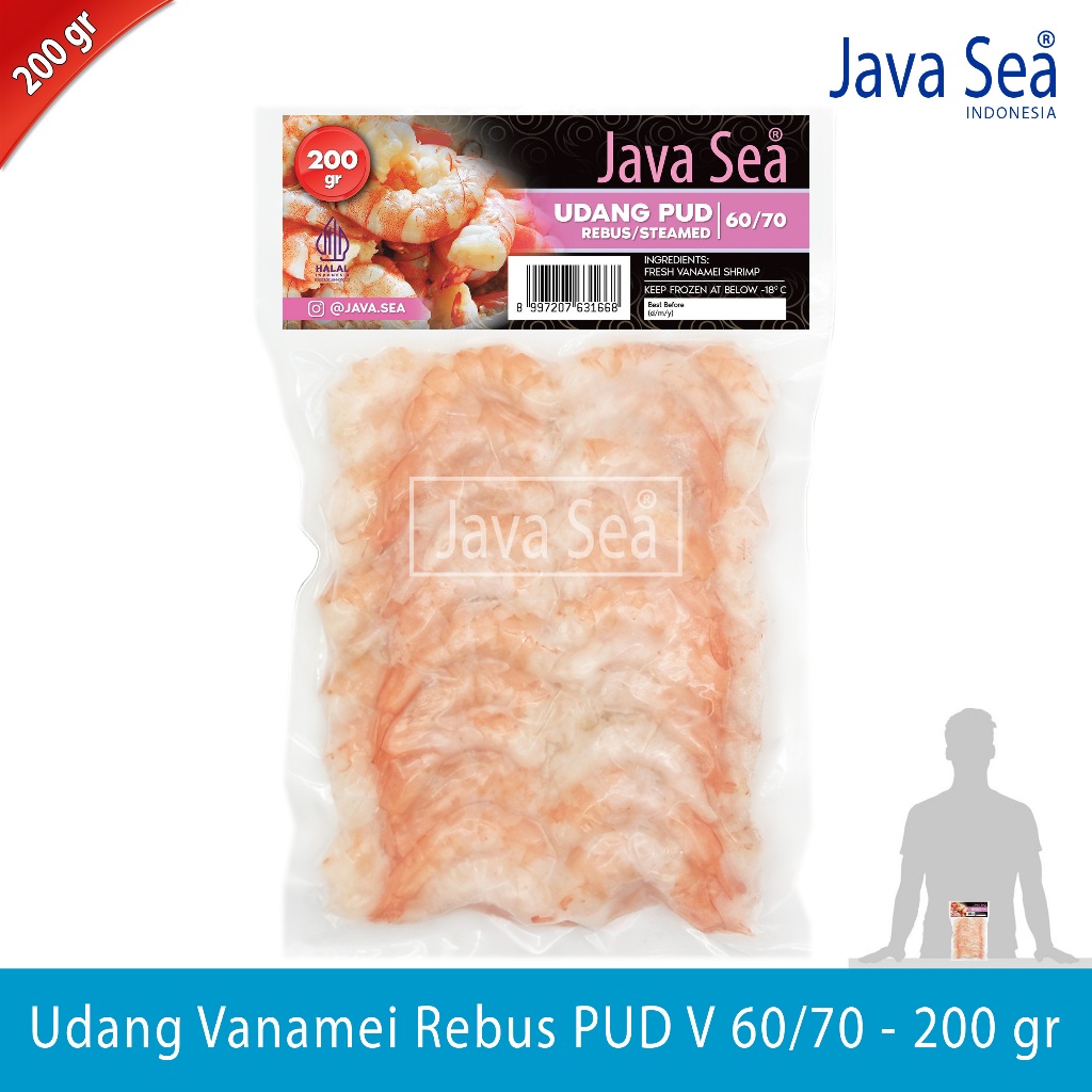 

Udang Vanamei Rebus PUD V 60/70 pack 200gr Java Sea
