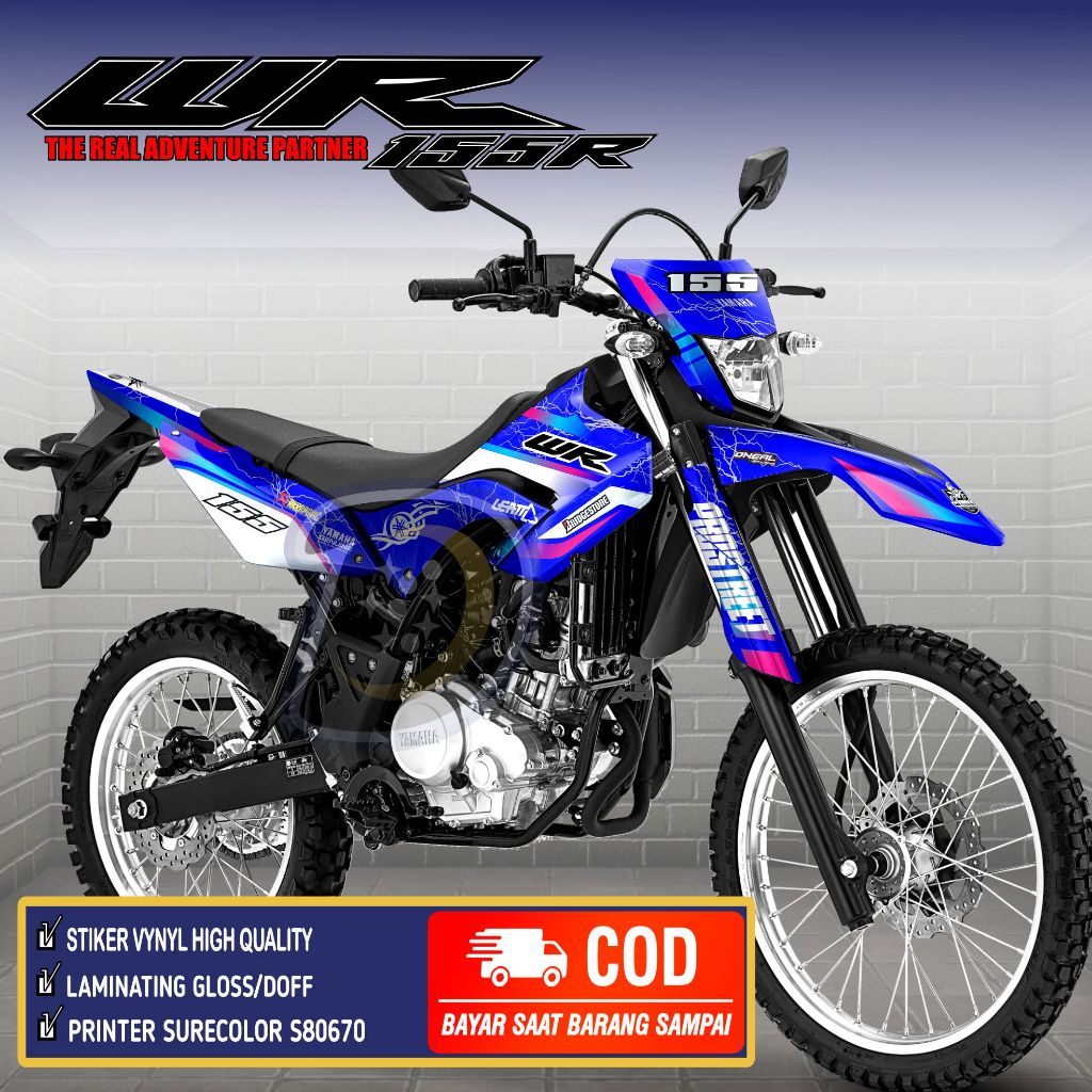 Stiker Motor WR 155 R Decal Yamaha Wr 155 Striping Yamaha WR155 Simple