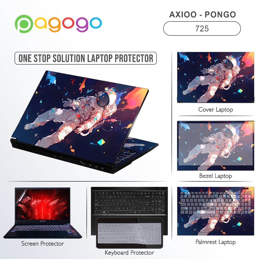 KODE K59R Screen Guard Skin Keyboard Protector Garskin Stiker Laptop Axioo Pongo 725 Matte Clear Ant