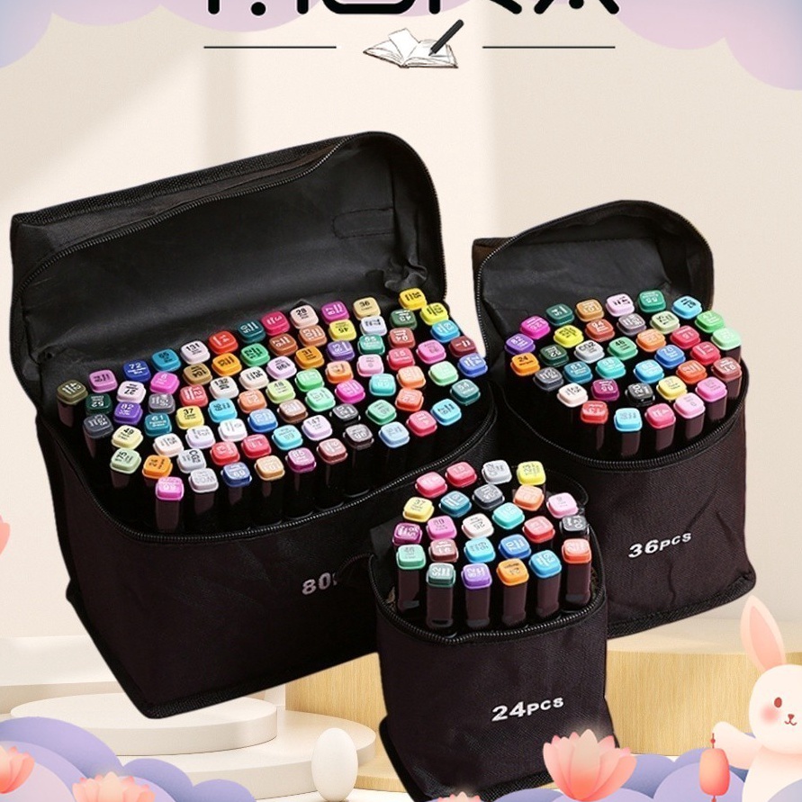 

Ekstra MOKA 48PCS SPIDOL TOUCH ART MAKER GRAPHIC ART MAKER PEN COLOR SPIDOL WARNA MKP58