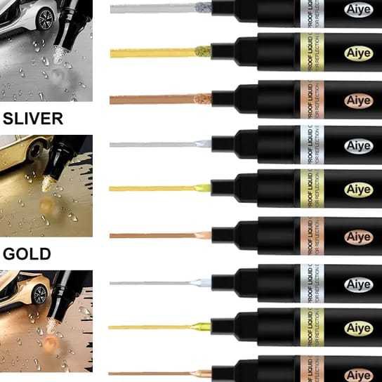 

KI3 MURAH Spidol AIYE Viral 1 Pcs 3mm 3 Varian Warna Spidol Marker Chrome Cair Permanen