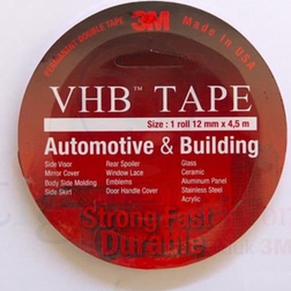 

Boom Perekat 3M VHB Tape Double Tape 12mm x 45 m ORIGINAL Kecil
