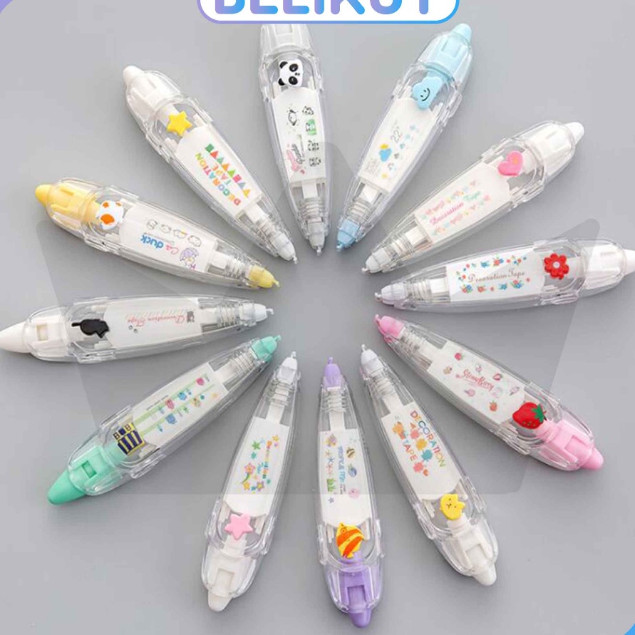 

Top Belikuy Tip Ex Kertas Transparan Motif Correction Tape Perlengkapan Sekolah Decorative Tape STY16