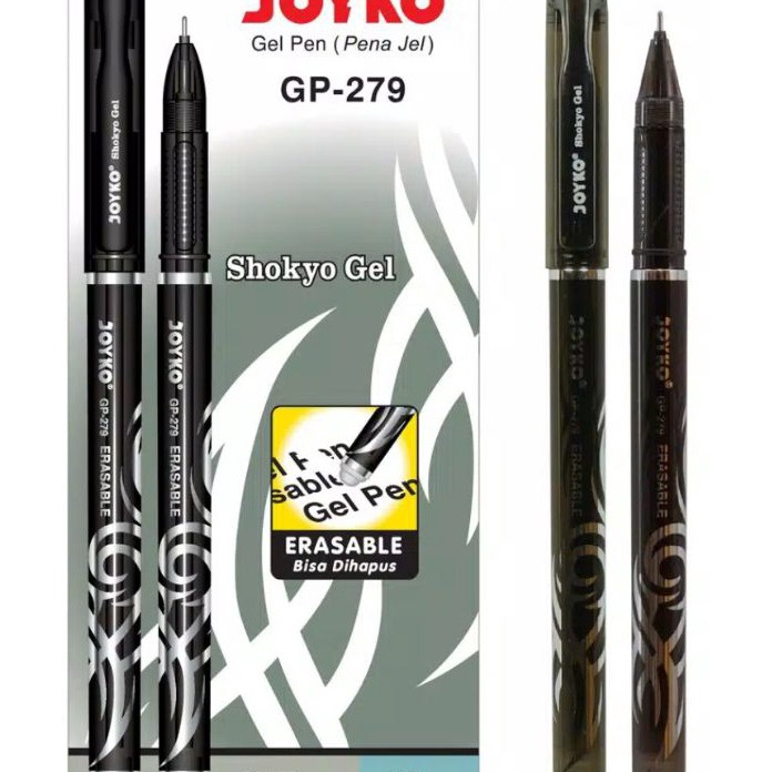 

KF7 Pulpen Gel Joyko SHOKYO GP 279 Bisa Dihapus 1 Lusin