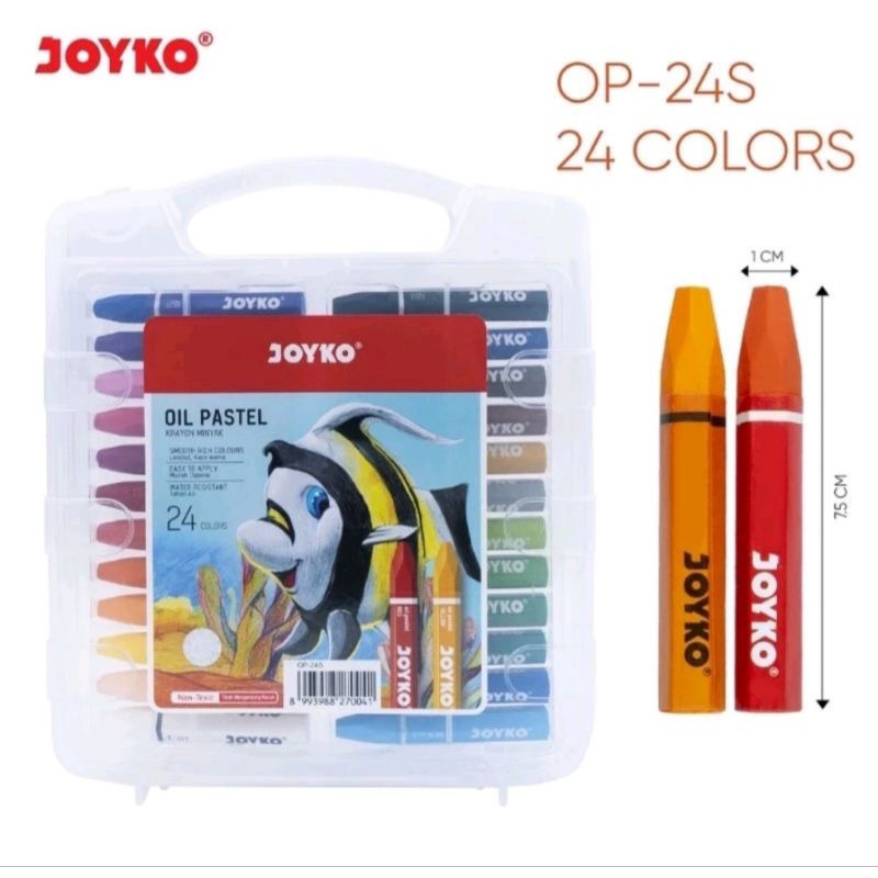 

Crayon Minyak Oil Pastel OP-12S / 18S / 24S / 24CH