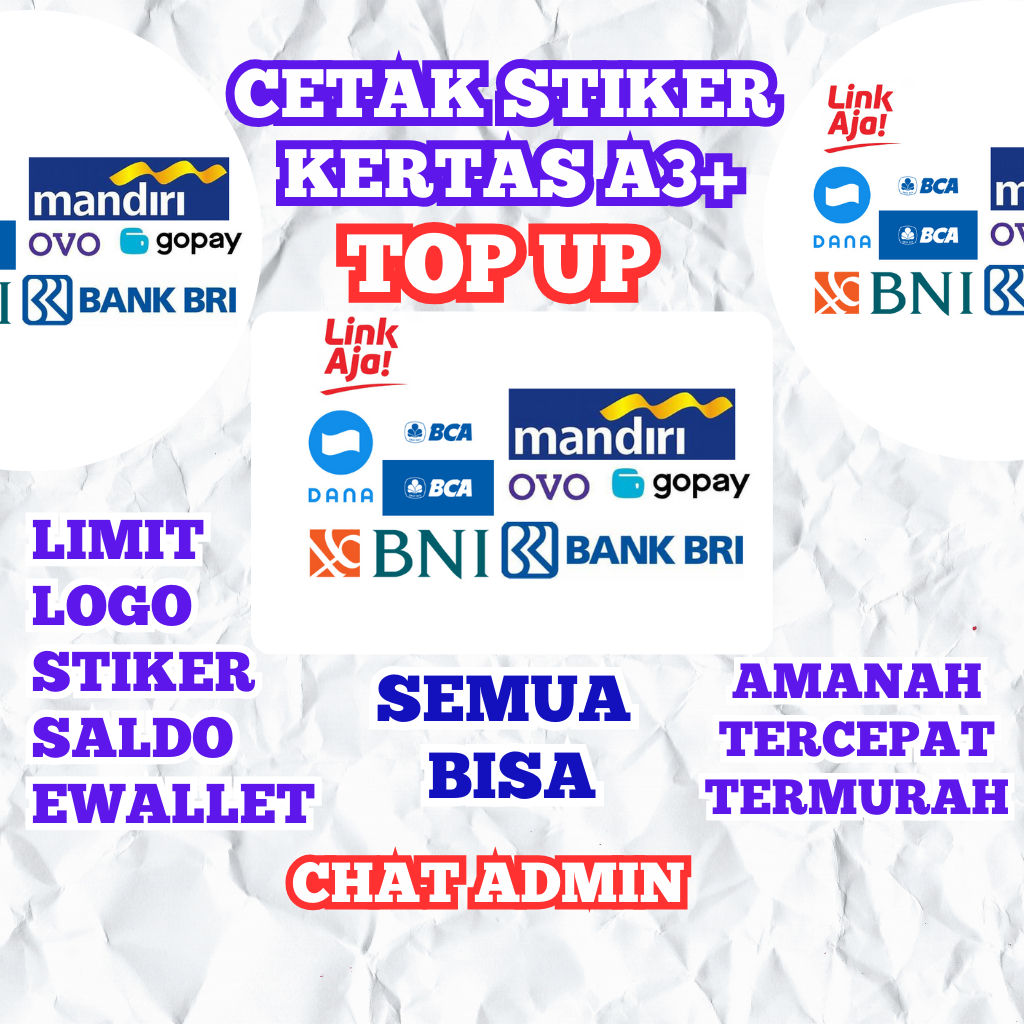 

PROMO MUMER CETAK STIKER A3+ | Bisa pakai apa aja|