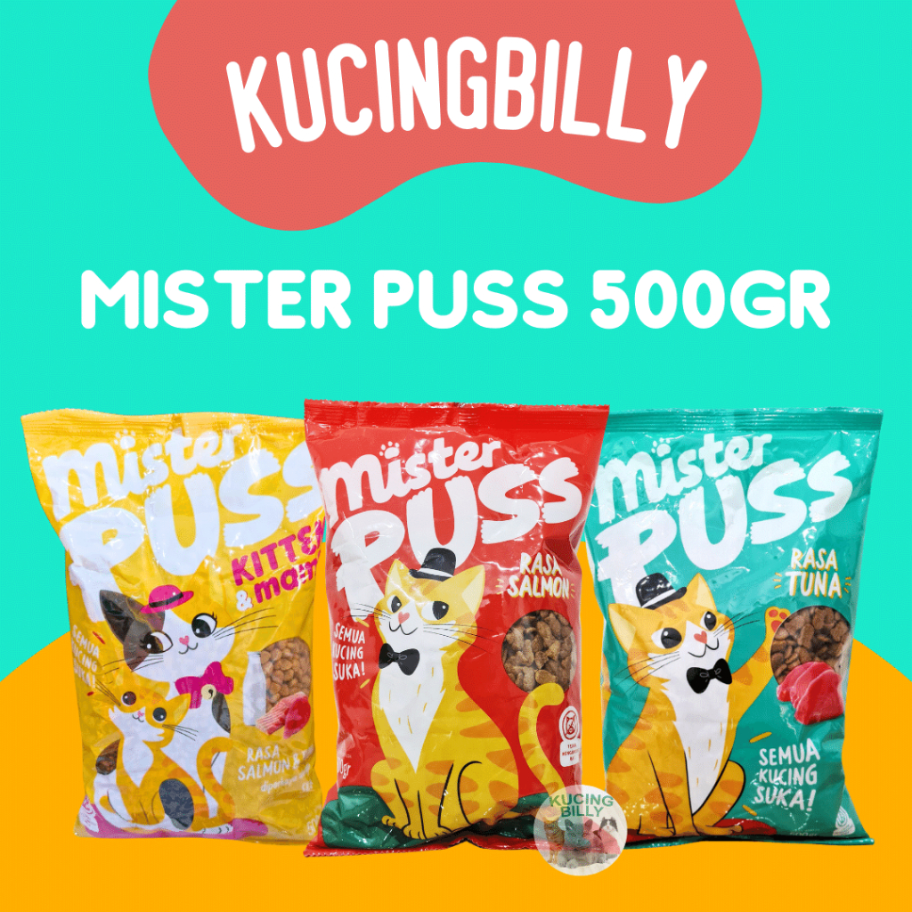 Mister puss 500gr makanan kucing