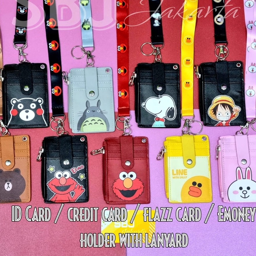 

Terbatas Tempat kartu ID card Tag holder Dengan tali strap Card Holder Karakter Lucu