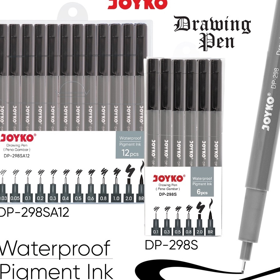 

Gila PERSET Drawing Pen Pena Gambar Joyko DP298S298SA12