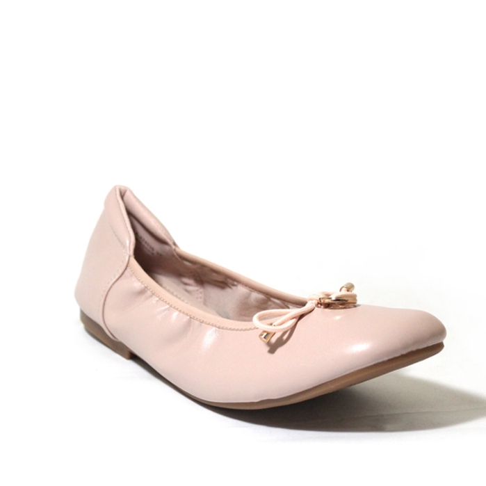 Be-Bob Wella-X24035 Beige, Black, Pink Flat Shoes Wanita